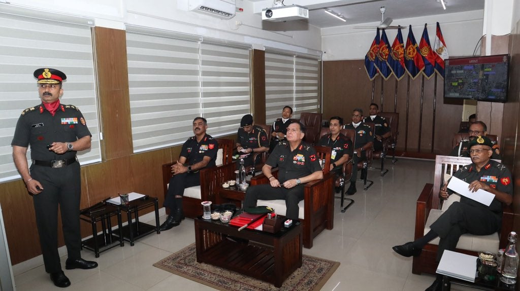 Lt Gen Seth and Other Officers 1