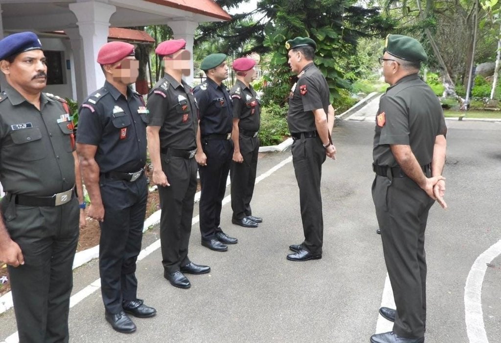 Lt Gen Seth and Other Officers