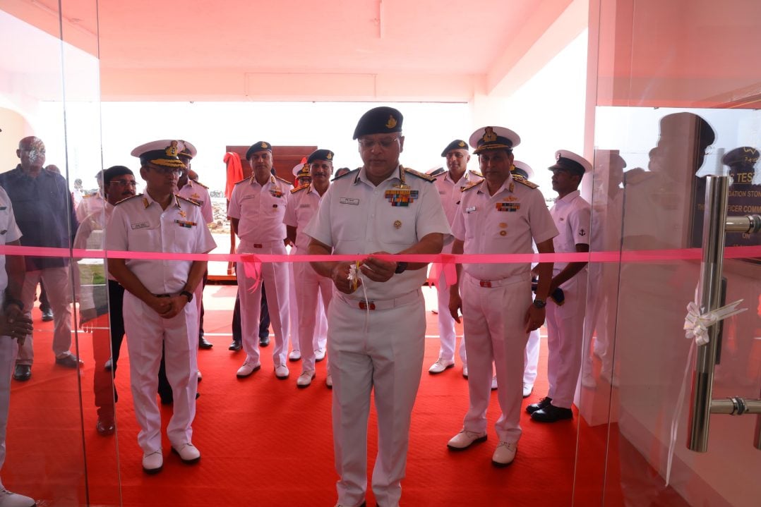 Officer Cutting Ribbon