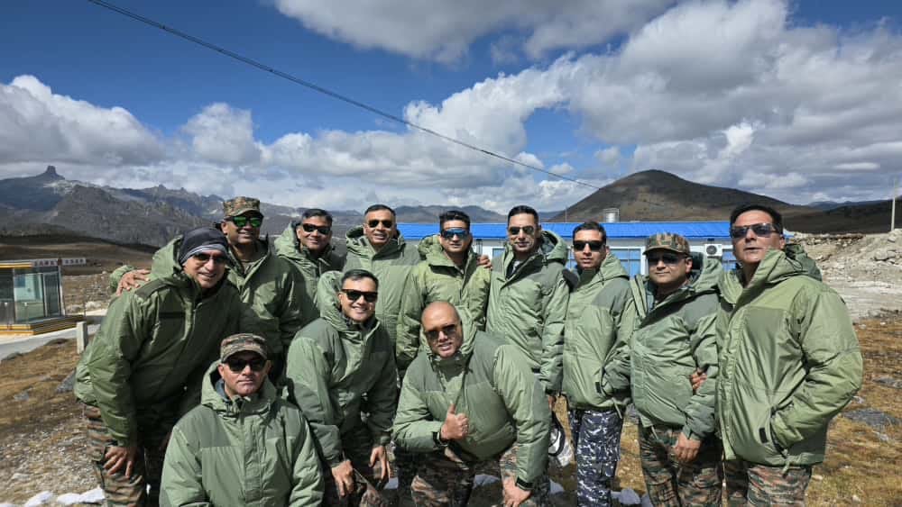 Officers Clicking Photo