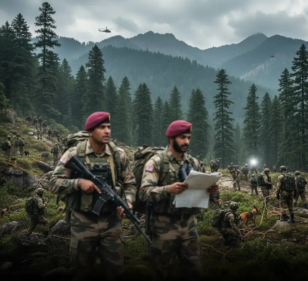 Search Operation of Para Troopers