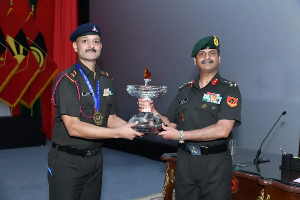 Subedar Pawan Singh Adjudged Overall Best Student at Junior Leaders Academy, Bareilly