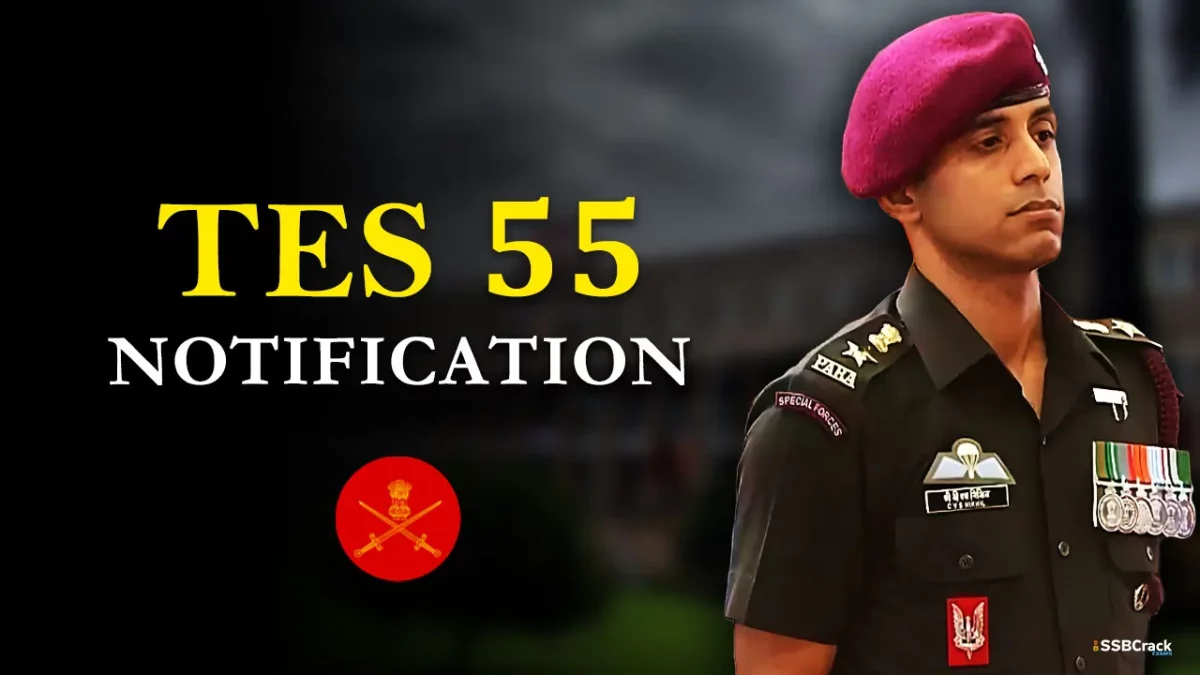 TES 55 Notification Technical Entry Scheme Indian Army