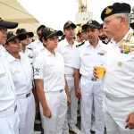 Vice Admiral Rajesh Pendharkar Talking to Agniveers