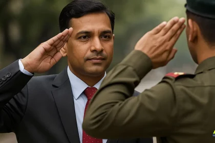 Can Soldiers Salute in Civil Dress