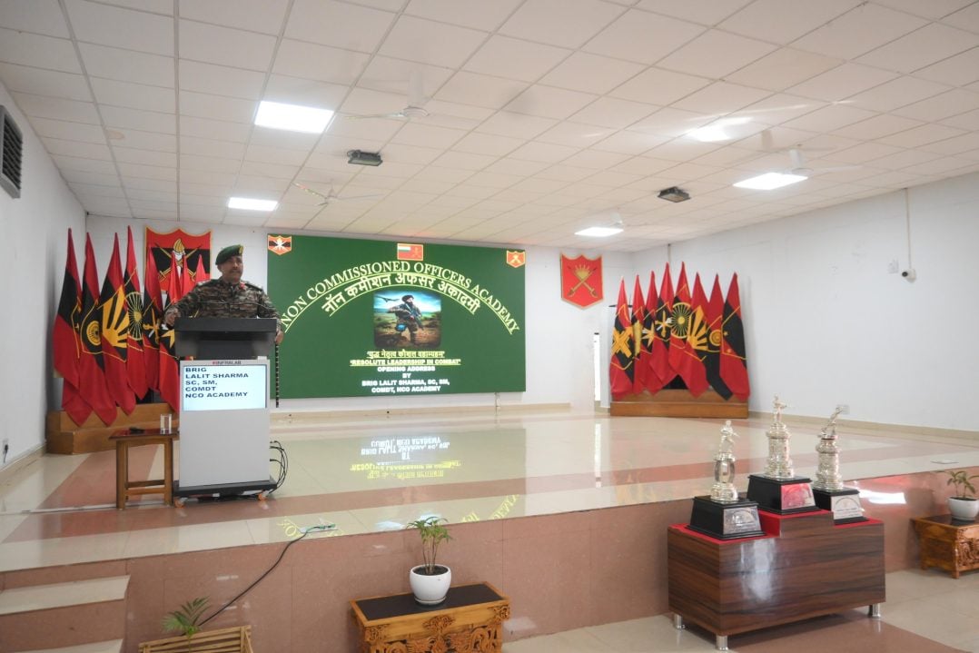 Brig Lalit Sharma Giving Lecture