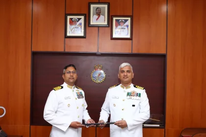 Captain P Dinesh Taking Over the Baton