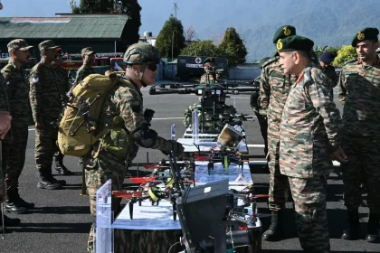 General Upendra Dwivedi Visits Black Cat Division in Sikkim