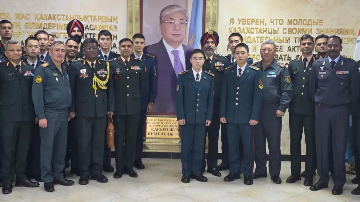 India and Kazakstan Officers