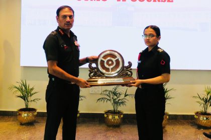 Lieutenant Madhulika Negi Adjudged Best Student as Officers’ Transport Management Course Concludes at ASC Centre & College, Bengaluru