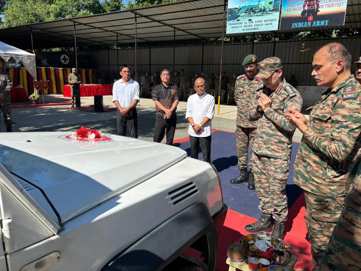 Arunachal Pradesh Government Donates Ambulance to Likabali Military Station under Spear Corps