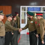 Lt Gen Manjinder Singh Shaking Hands