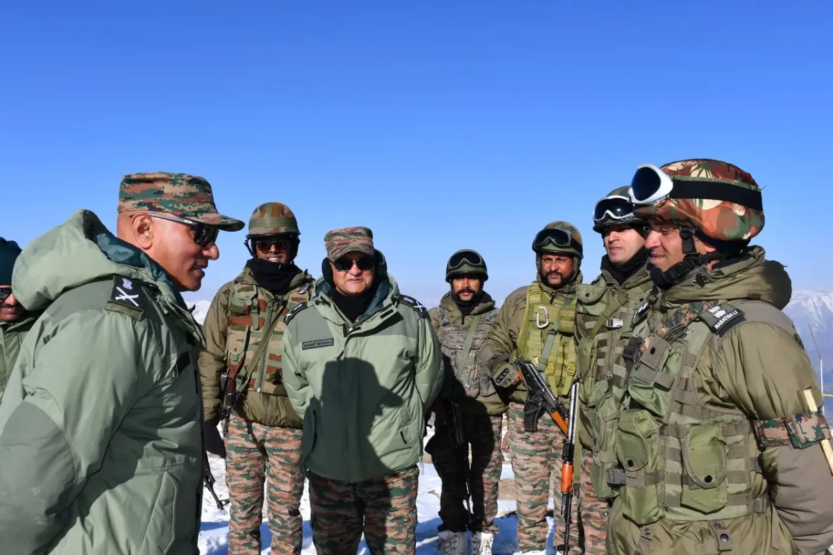 Lt Gen Pratik Sharma Reviews Anti-Infiltration Grid in North Kashmir