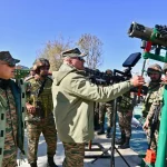 Lt Gen Pratik Sharma Reviewing Tech