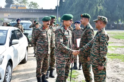 Lt Gen RC Tiwari with Other Officers