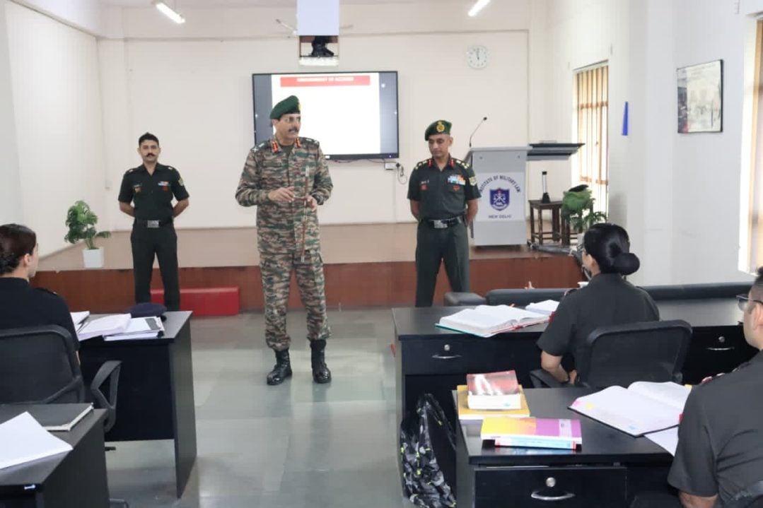 Lt Gen Sharma Giving Lecture