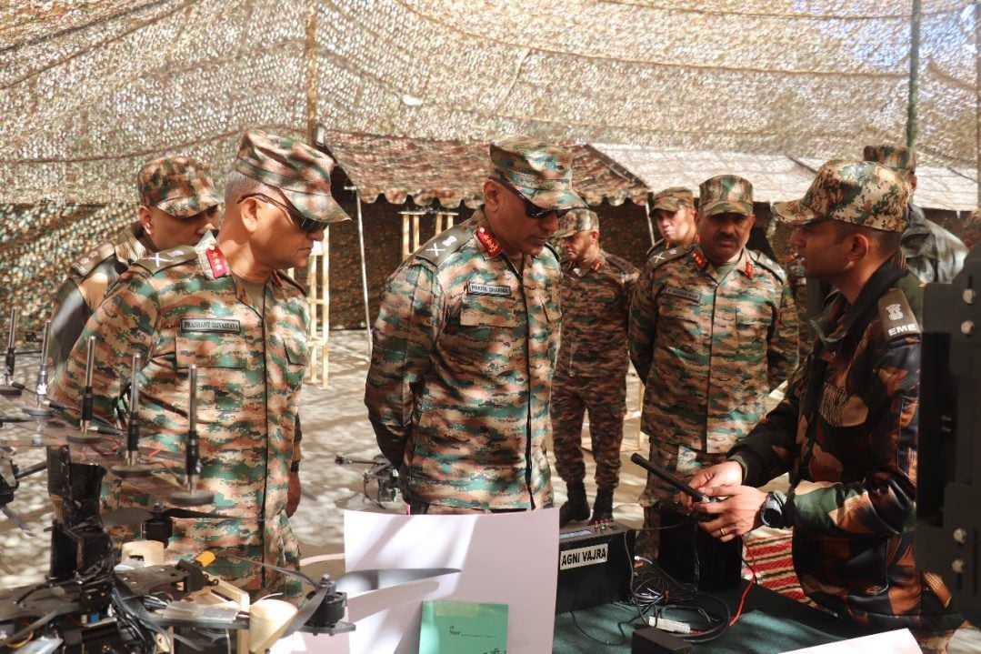 Lt Gen Sharma Reviewing 1