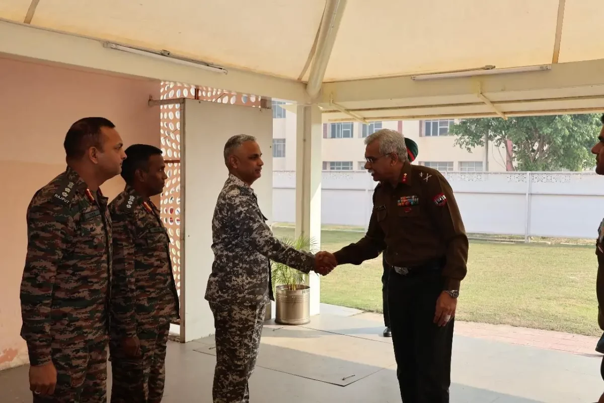 HDMC Officers Visit Vajra Corps for Insight into Integrated Operations