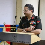 Maj Gen Dharam Raj Rai Delivering Speech
