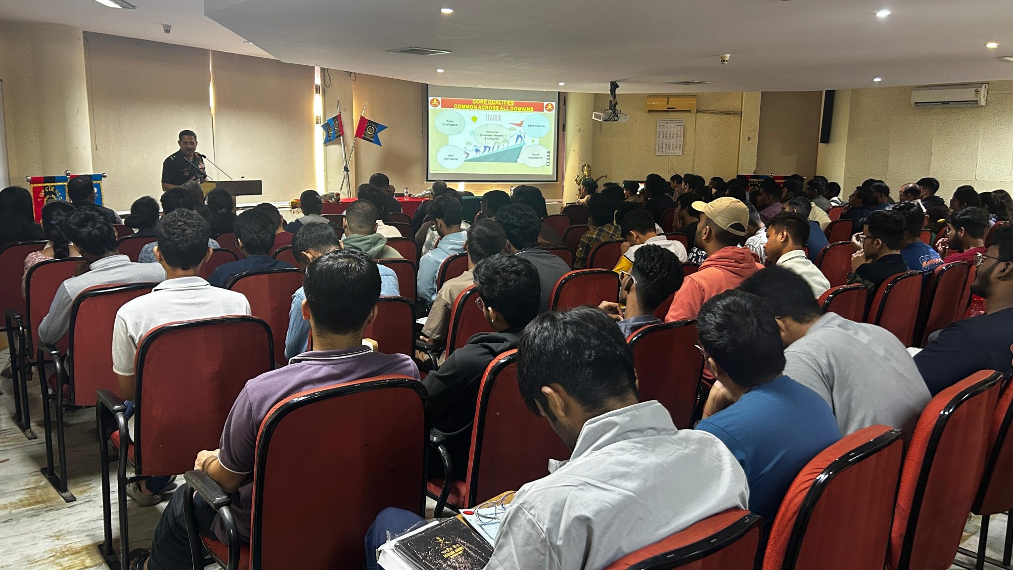 Maj Gen Dharm Raj Rai Conducts Talent Outreach Programme at IIIT Prayagraj