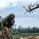 Soldier Releasing Missile