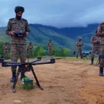 Soldiers Using Drones