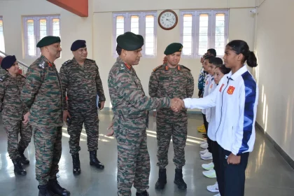 GOC MG&G Area Inspires Young Athletes During Visit to Army Sports Institute, Pune