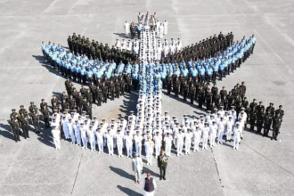 Tri Services Officers Together