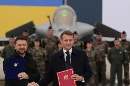 Ukraine and France Heads