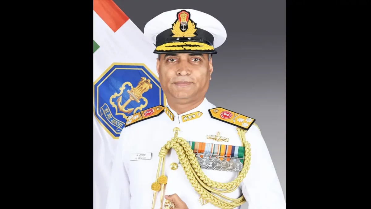 Vice Admiral K. Srinivas Assumes Charge as Director General Naval Projects, Visakhapatnam