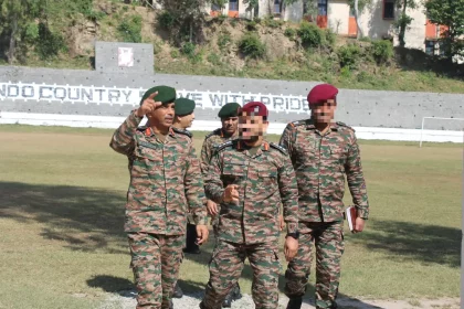 Lt Gen Manoj Kumar Katiyar Visits Nahan Military Station