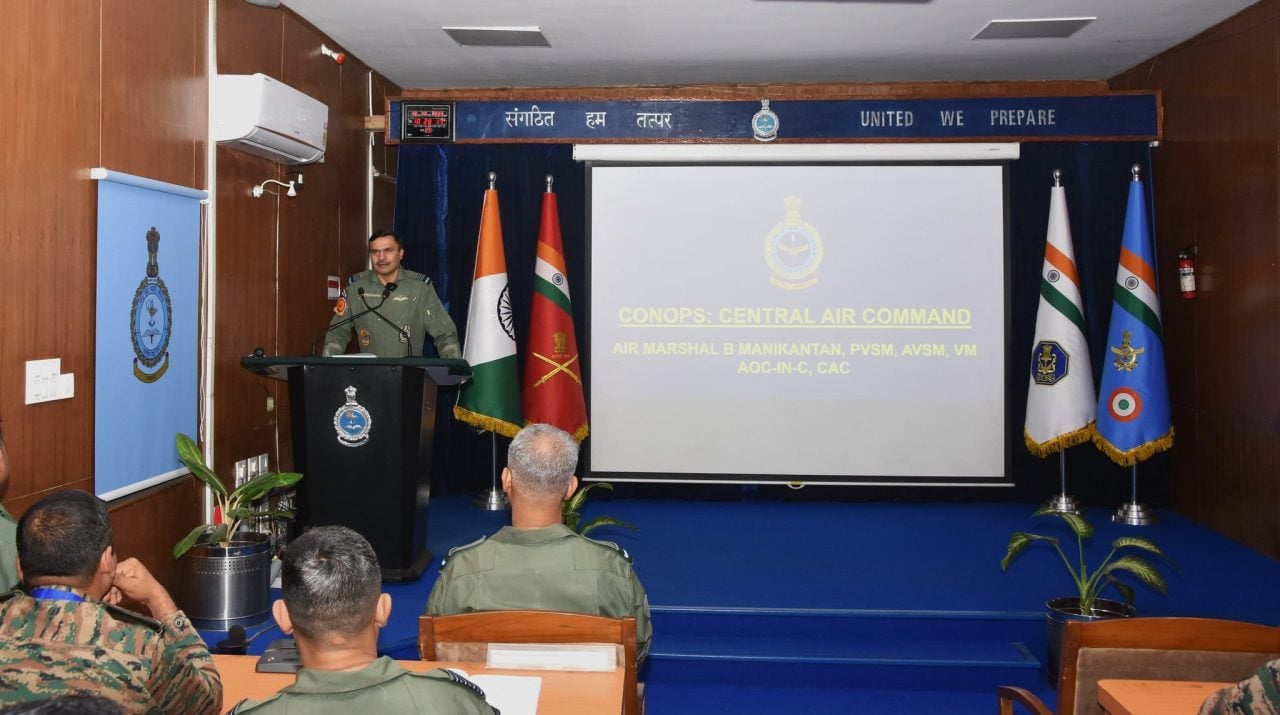 Air Marshal B Manikantan Giving Lecture