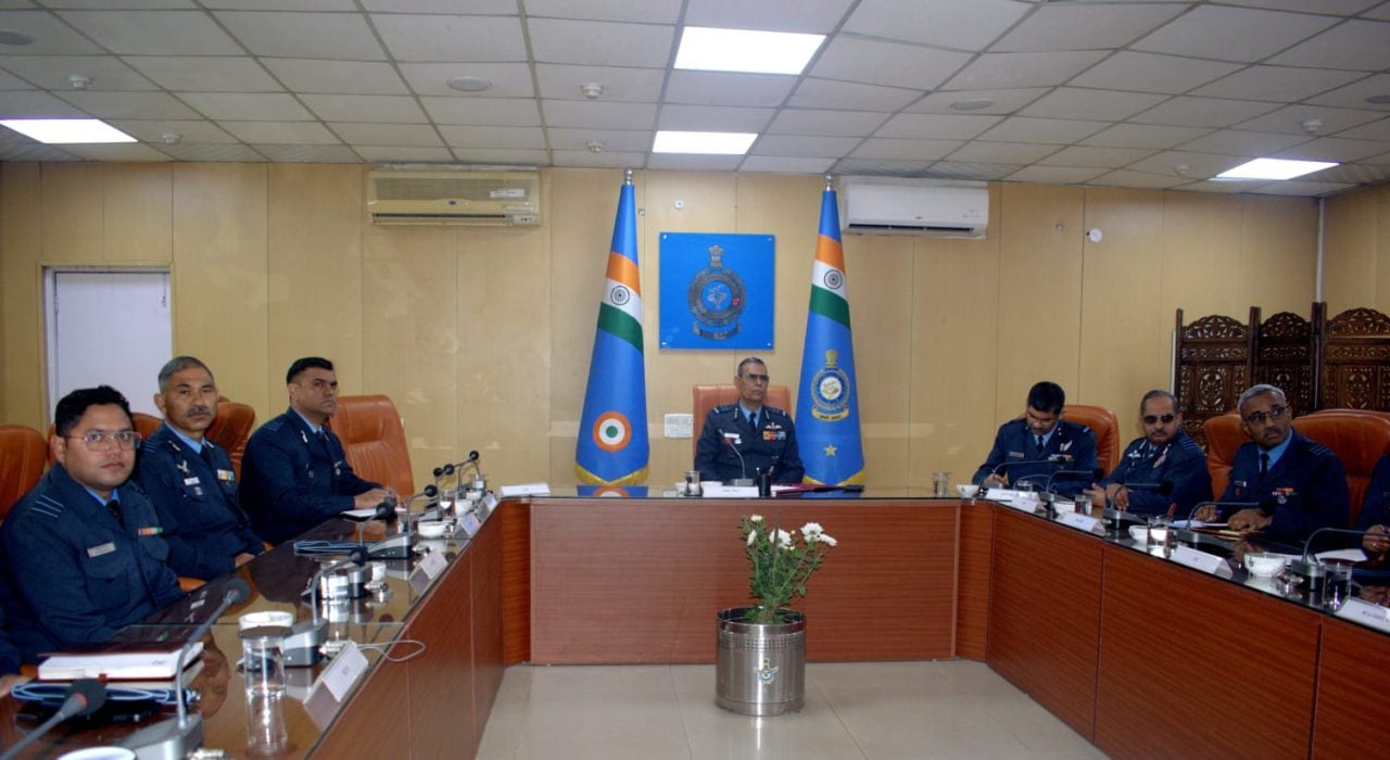 Air Marshal JS Mann and Other Officers
