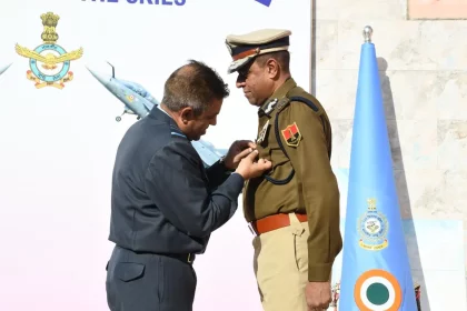 Air Marshal Nagesh Kapoor Commending Officer
