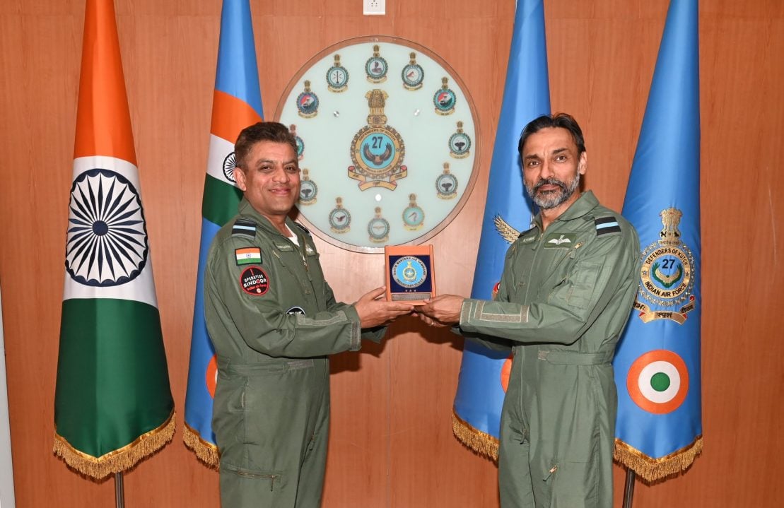 Air Marshal Nagesh Kapoor and Other Officer