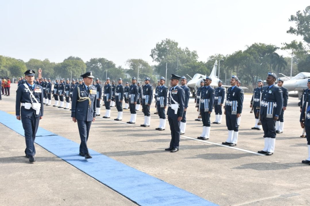 Air Marshal Tiwari in Ceremony