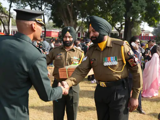 Amit Kandpal with Father