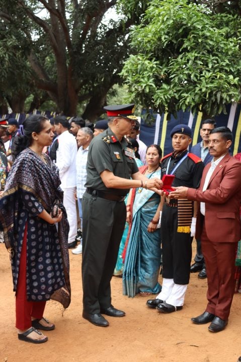 Brig Rohit Sethi with Cadet