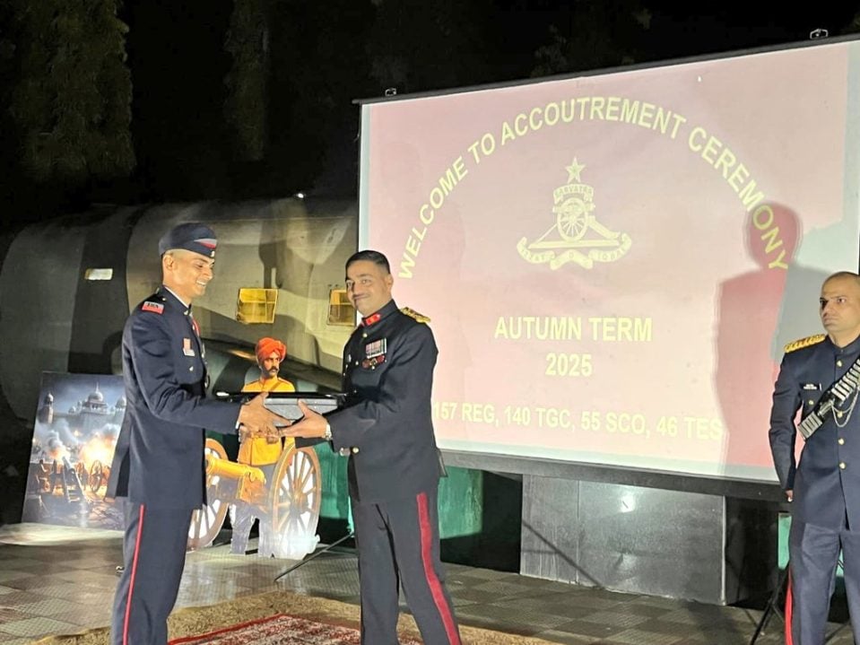 Cadets Getting Award