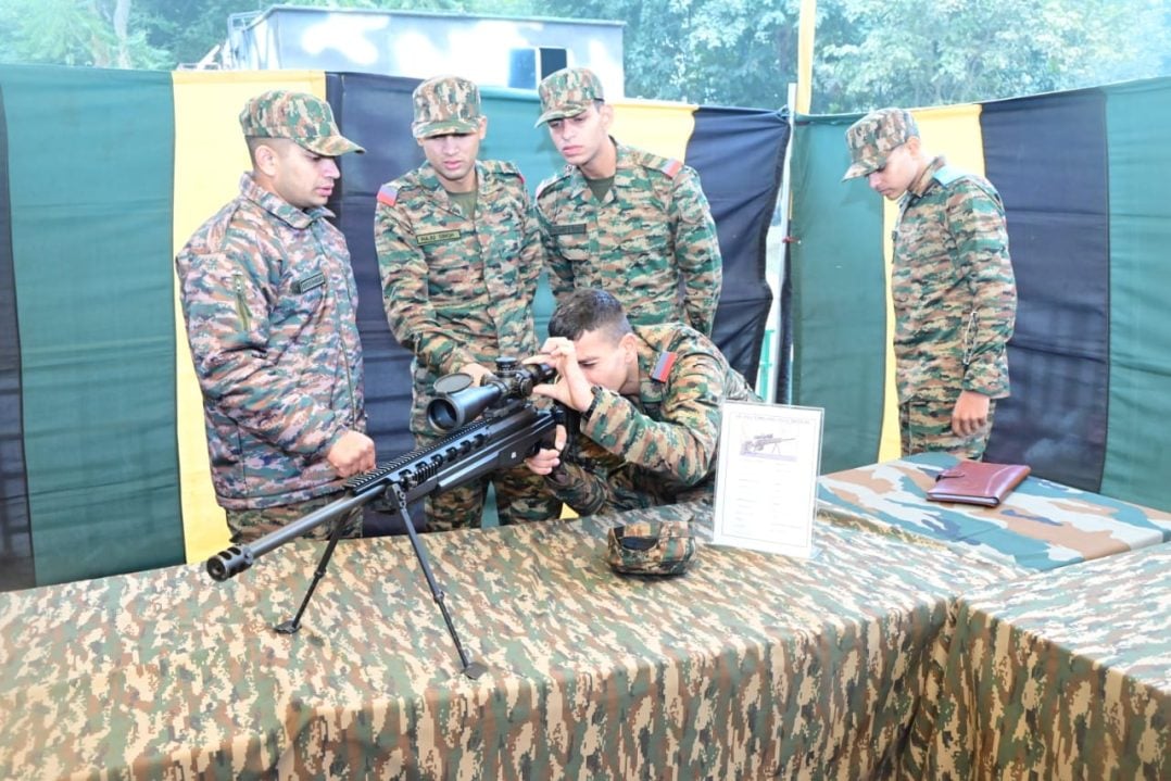 Cadets Reviewing Guns