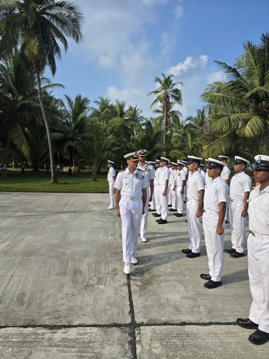 Cdr Bhardwaj with Agniveers