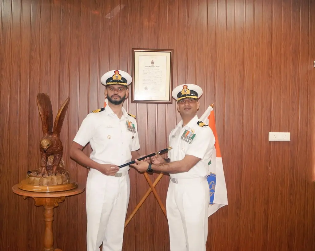 Cdr Sudhanshu Bhardwaj Taking Over the Baton