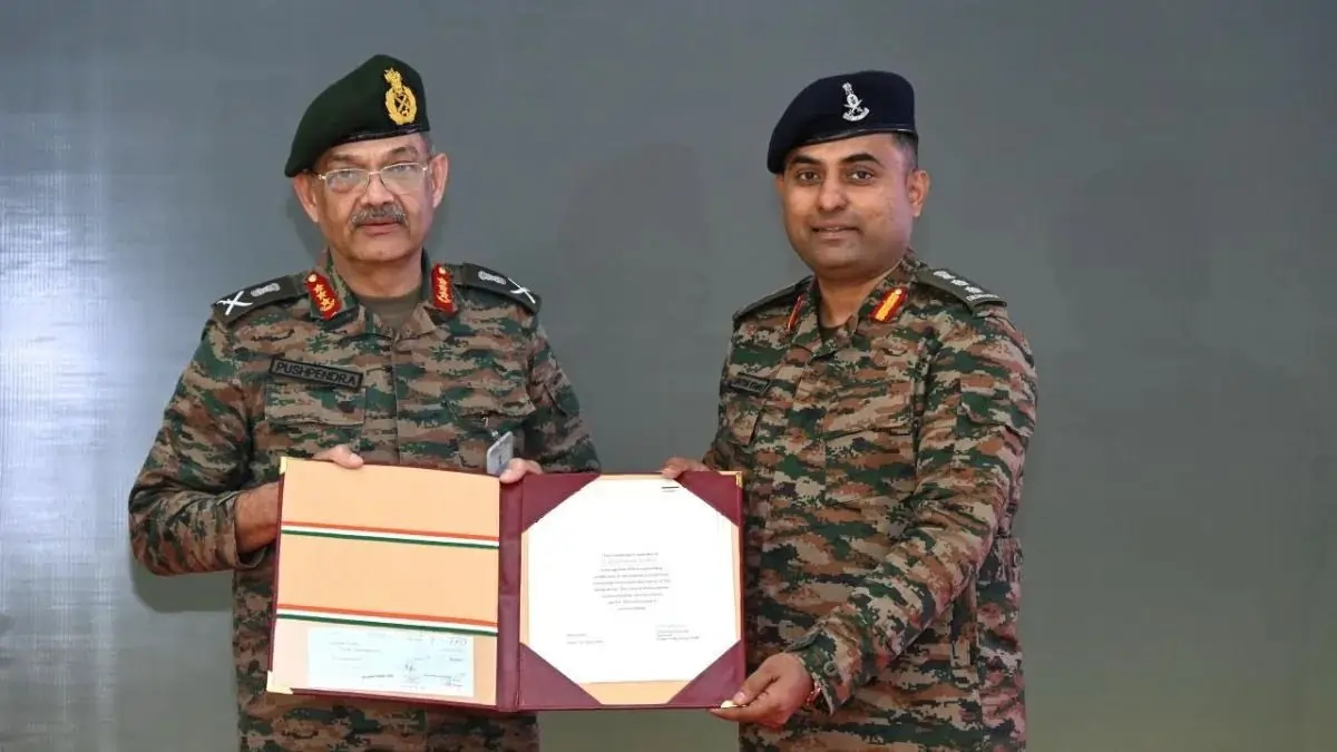 Col Gautam Kumar with VCOAS
