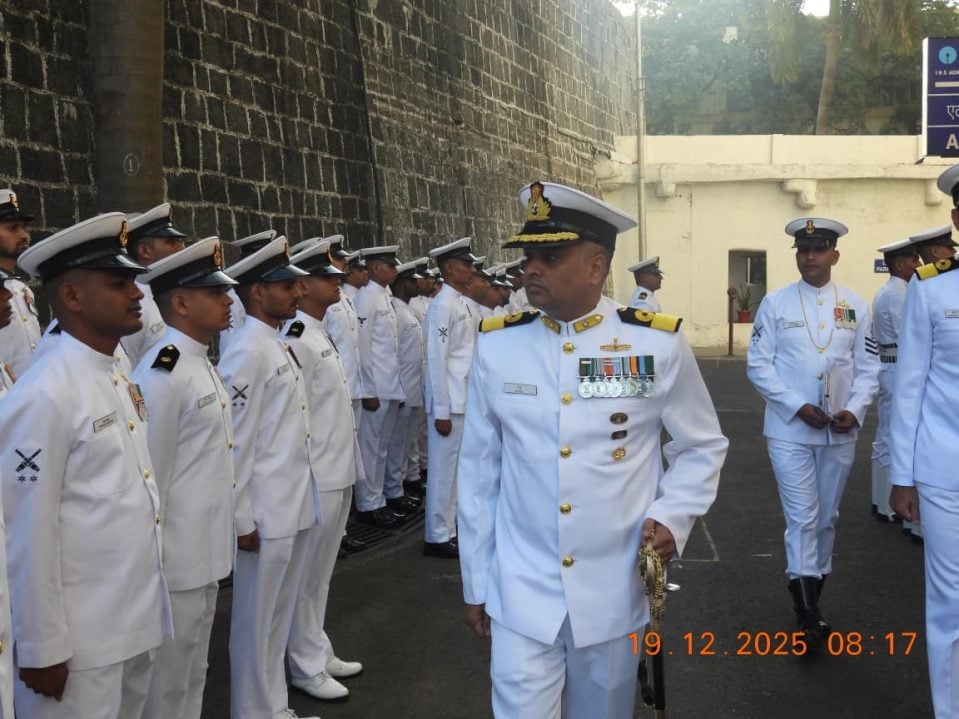 Commander Manu at Ceremonial Ceremony