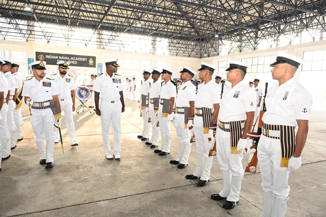 Commodore Subhal Nathan at Ceremony