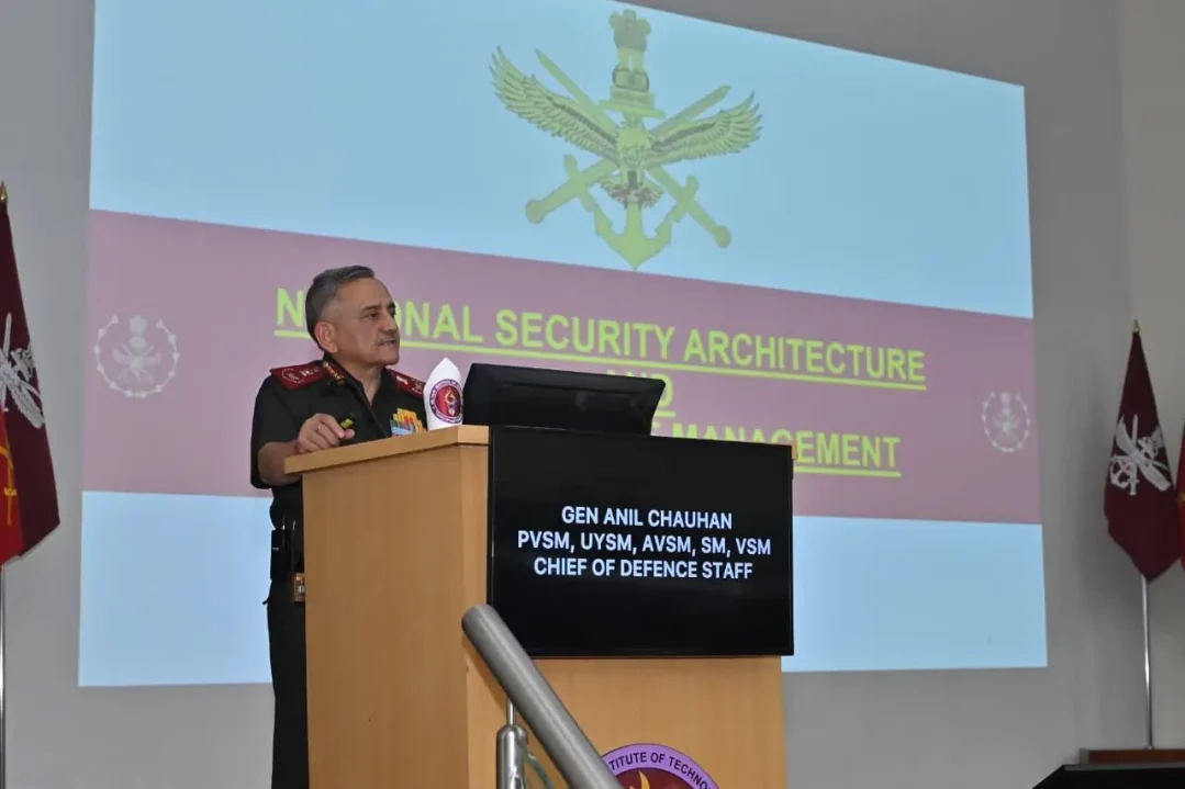 General Anil Chauhan Giving Lecture