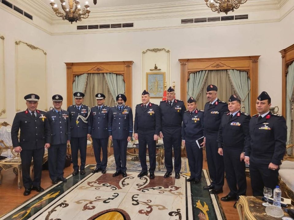 Indian and Egyptian Officers