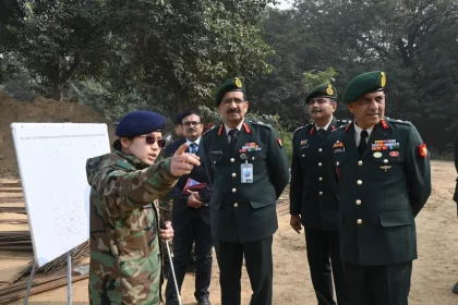 Lt Gen GC Muralidharan Reviewing 1