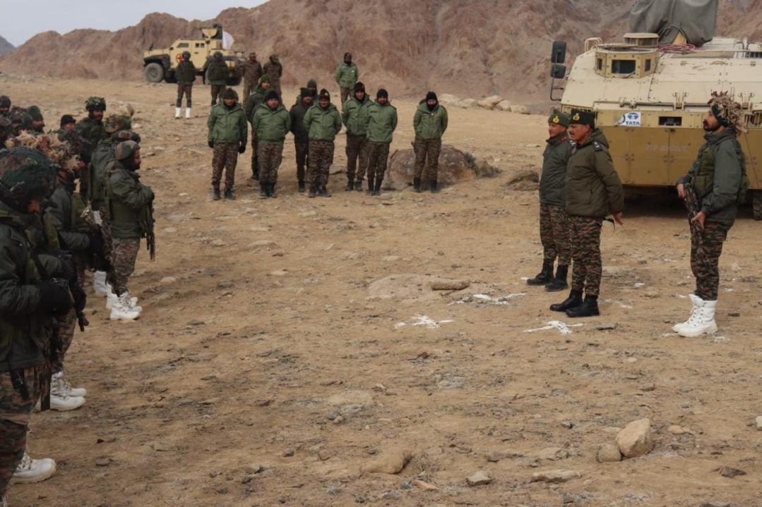 Lt Gen Hitesh Bhalla with Other Officers