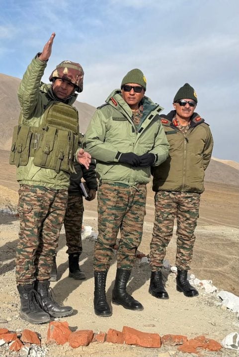 Lt Gen Pratik Sharma Reviewing 1